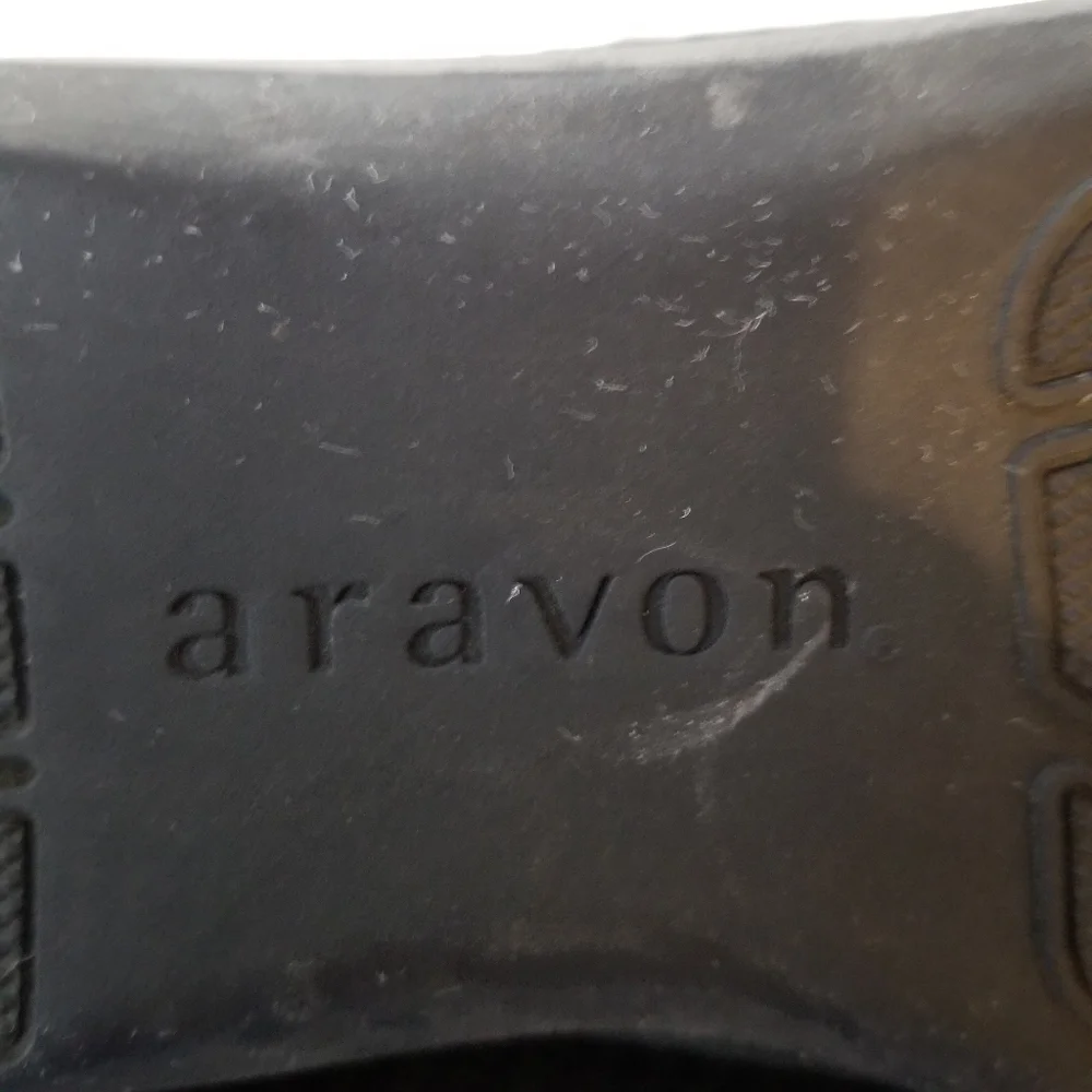 Aravon Abbey Suede Textured Ballet Loafers